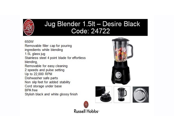 russell-hobbs-glass-desire-blender-black-1-5l-650w