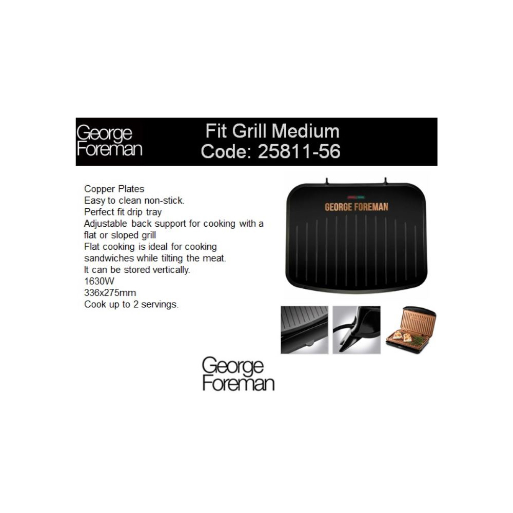 george-foreman-fit-medium-grill-copper-plates-black-1630w