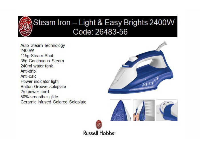 russell-hobbs-brights-light-easy-steam-iron-blue-2400w