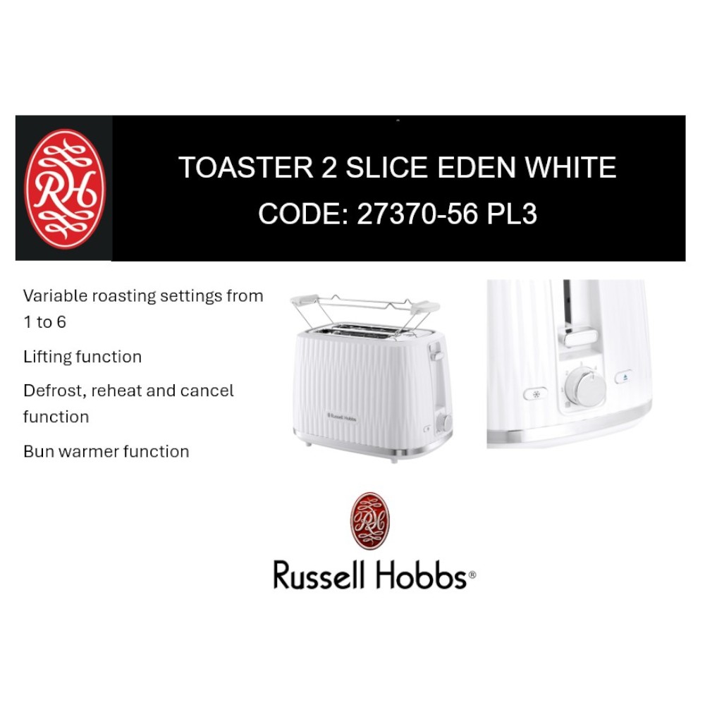 russell-hobbs-toaster-2-slice-eden-white