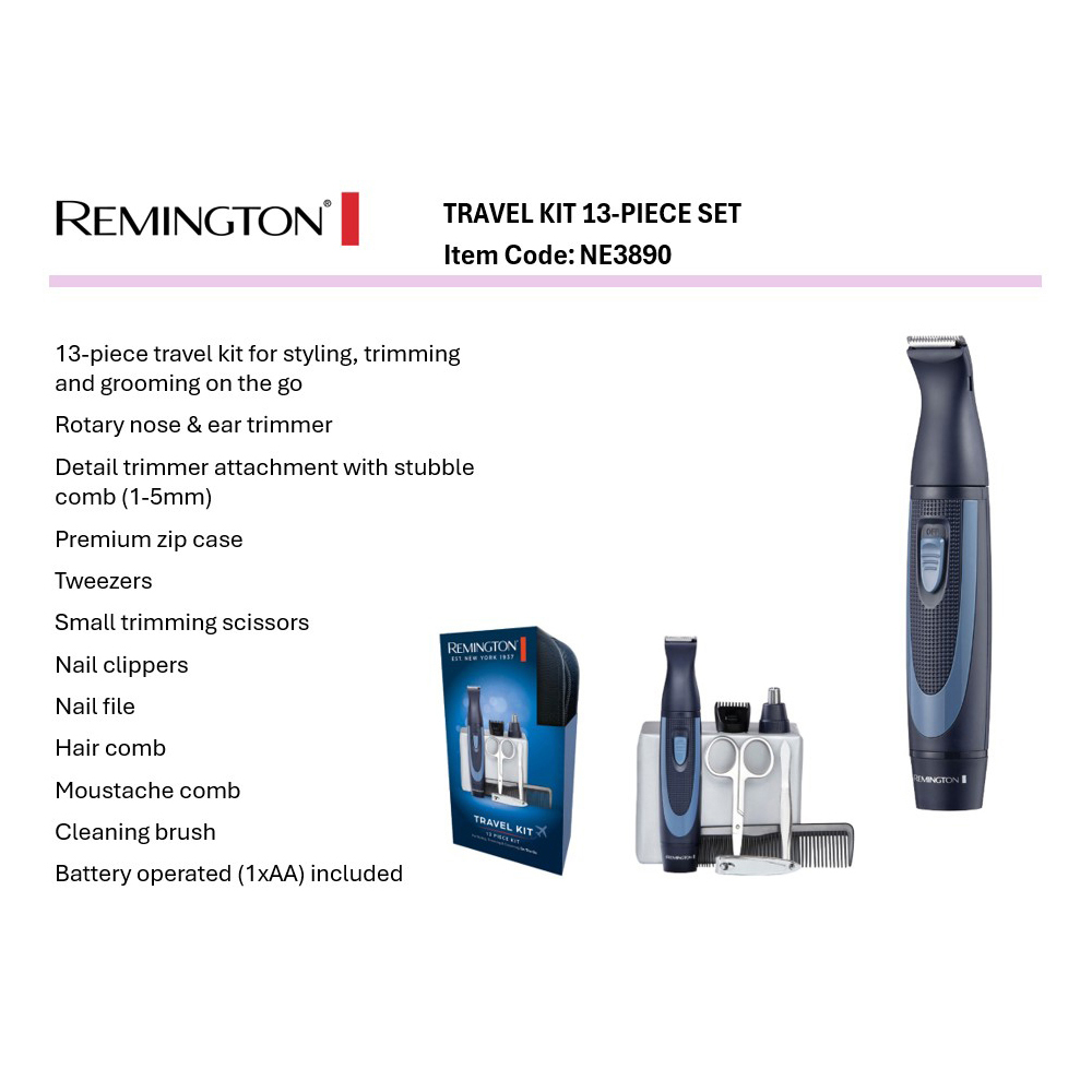 remington-shaver-travel-kit-set-of-13-pieces