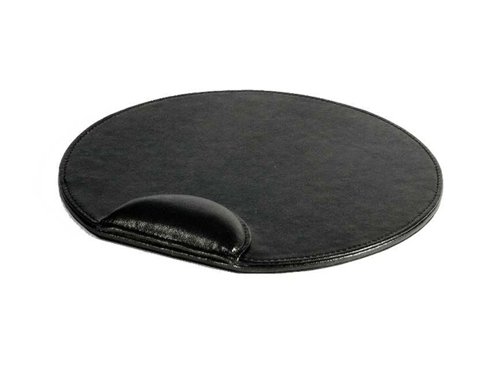 osco-faux-leather-mouse-pad-black