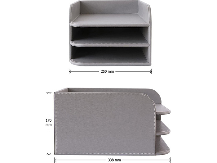 osco-faux-leather-3-tier-letter-tray-in-grey