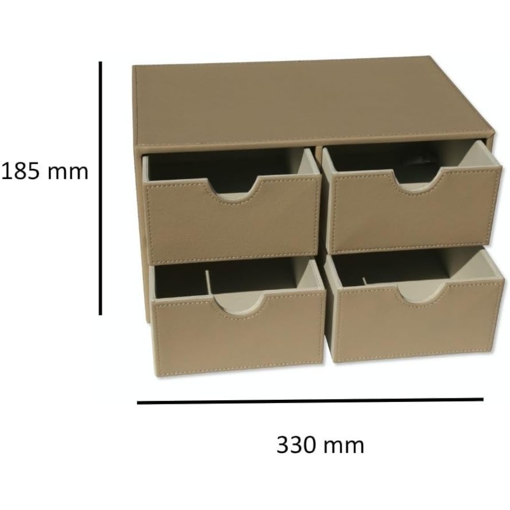 faux-leather-four-drawer-chest-–-light-taupe