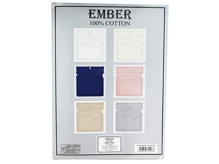 ember-collection-cotton-fitted-sheet-set-single-bed-size-assorted-colours