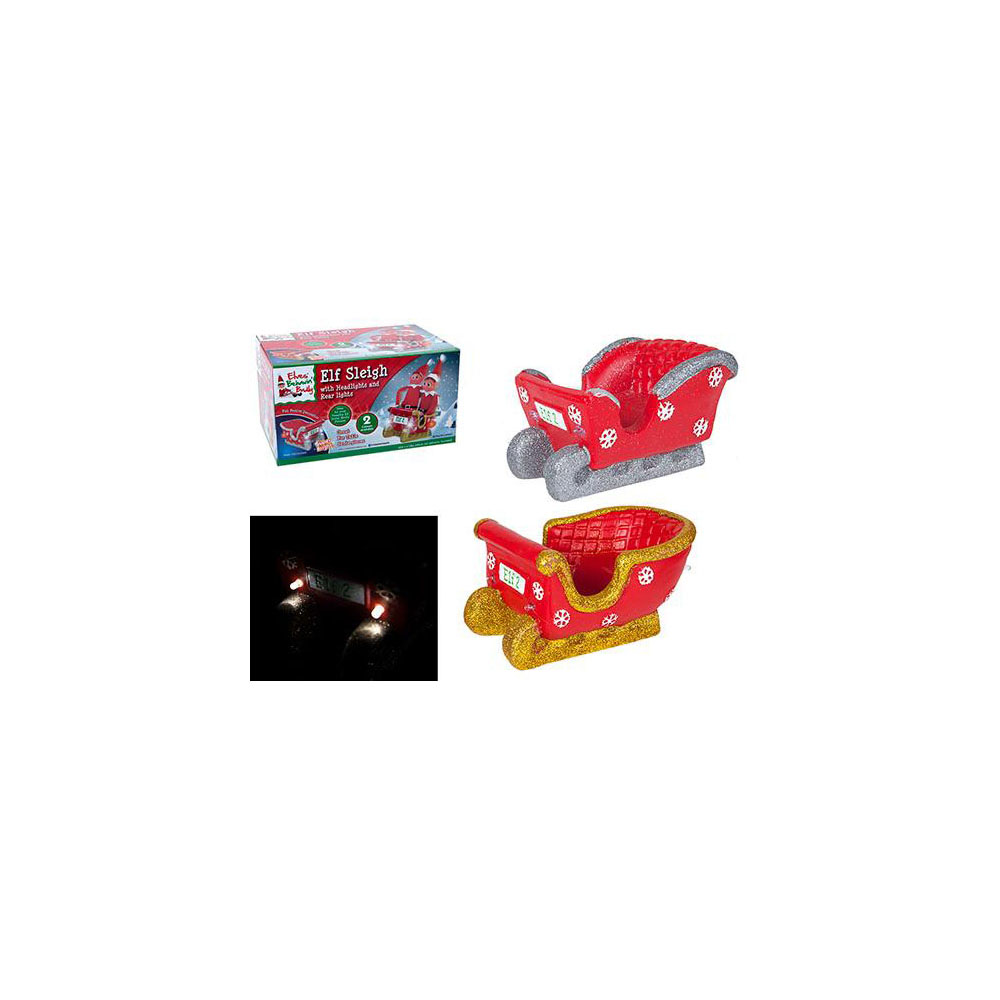 christmas-elf-sleigh-with-light-up-headlights-2-assorted-colours