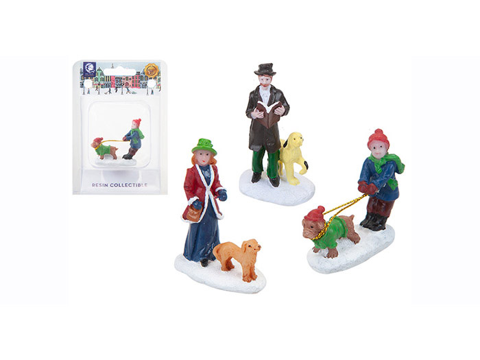 christmas-resin-dog-walkers-figurine-7cm-3-assorted-designs
