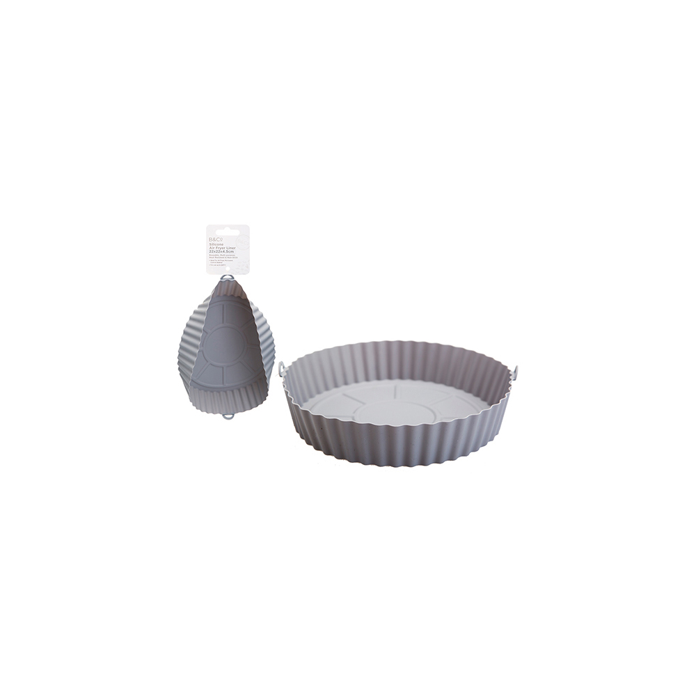 silicone-air-fryer-liner-dish-grey-
22cm-x-4-5cm