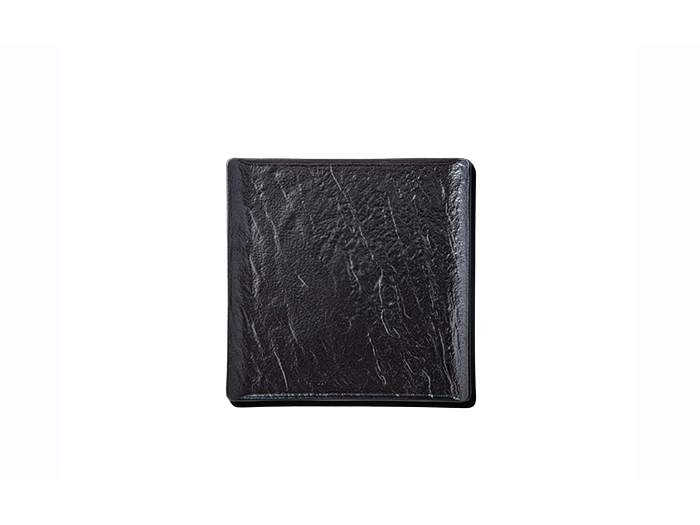 wilmax-slatestone-square-plate-black-21-5cm-x-21-5cm