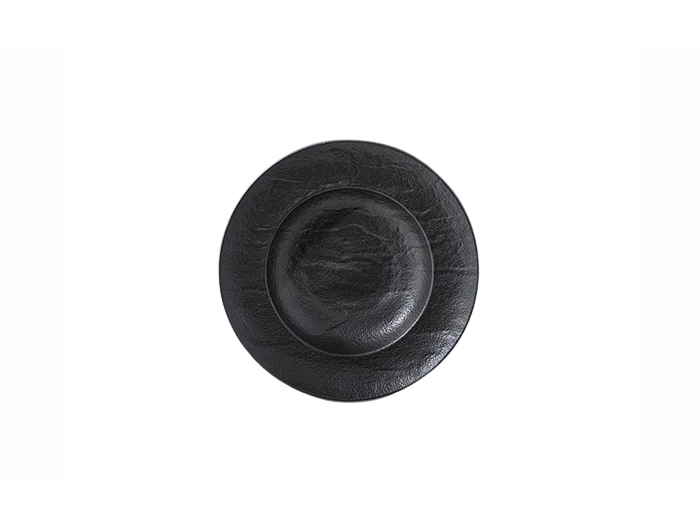 wilmax-slatestone-black-deep-plate-25-5-cm