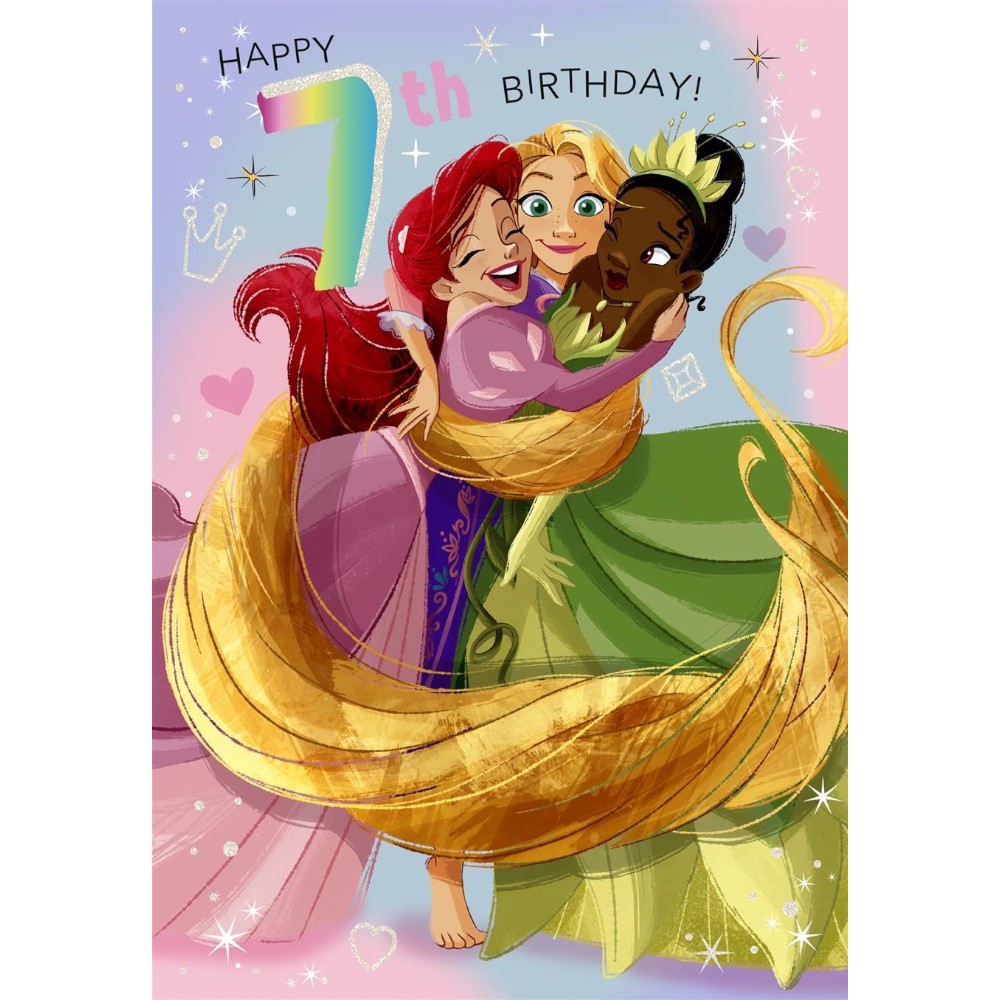 disney-princess-7th-birthday-card