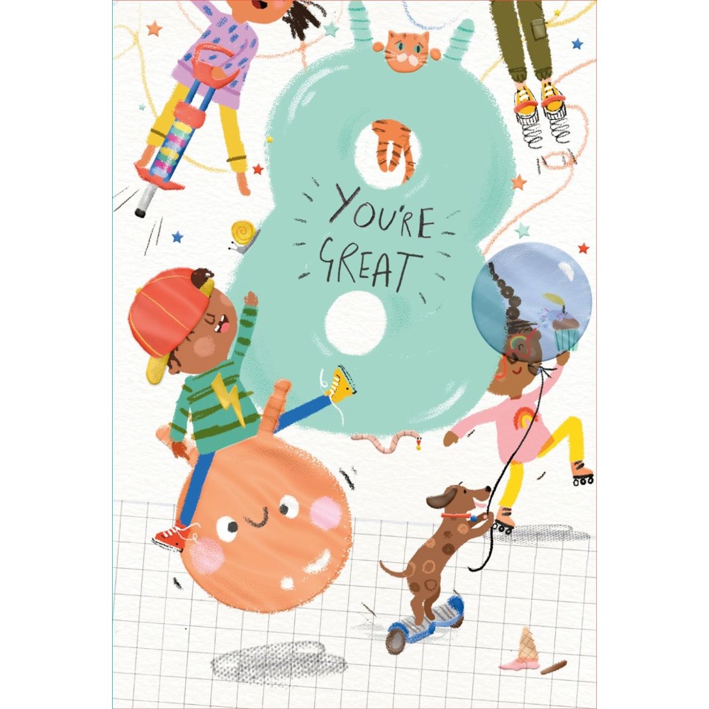 8th-birthday-you-re-great-card