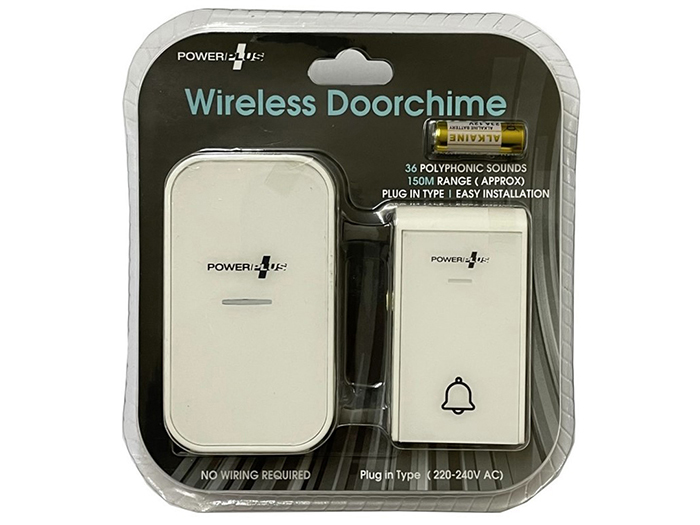 powerplus-single-wireless-door-chime-white