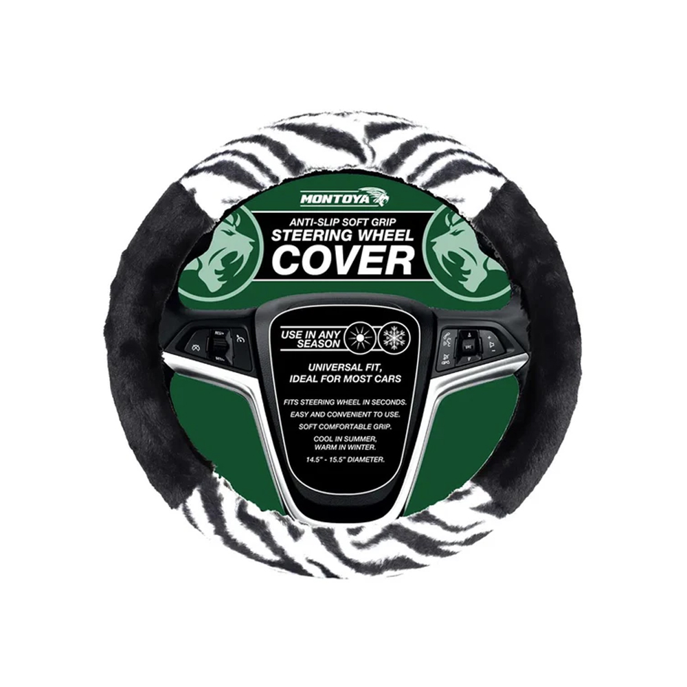 montoya-furry-zebra-steering-wheel-cover