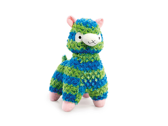 549298-snuggle-buddies-40cm-fleecy-llama-blue-and-green-0m-