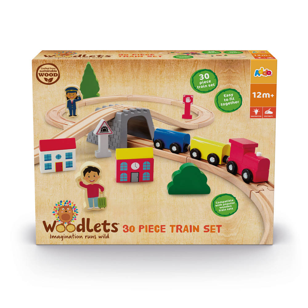 woodlets-train-set-30-pieces