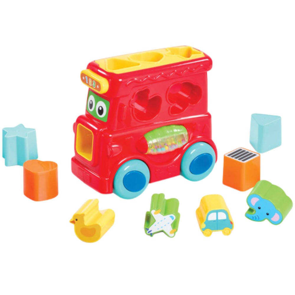 little-lot-sort-learn-vehicle-with-colourful-shape-sorting-blocks-red