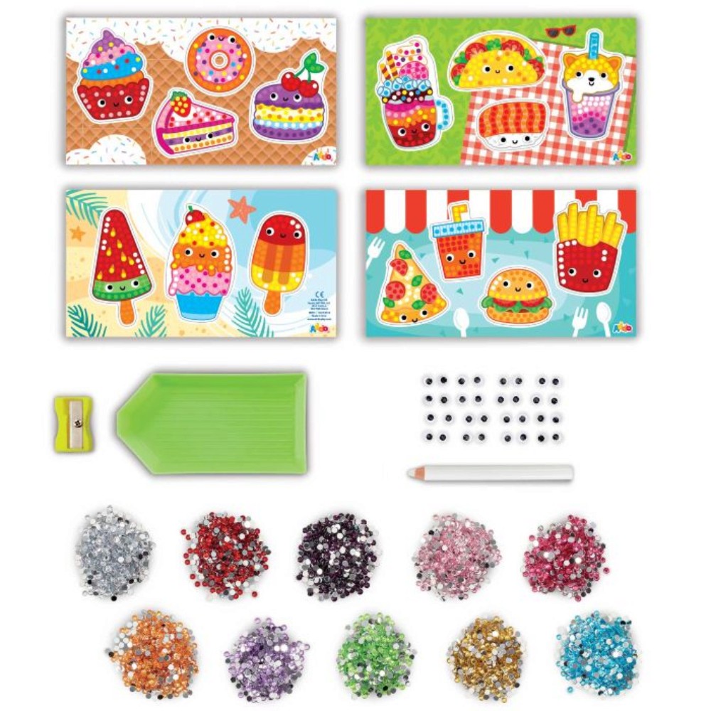 addo-out-to-impress-diamond-art-stickers-creative-craft-kit-food-designs