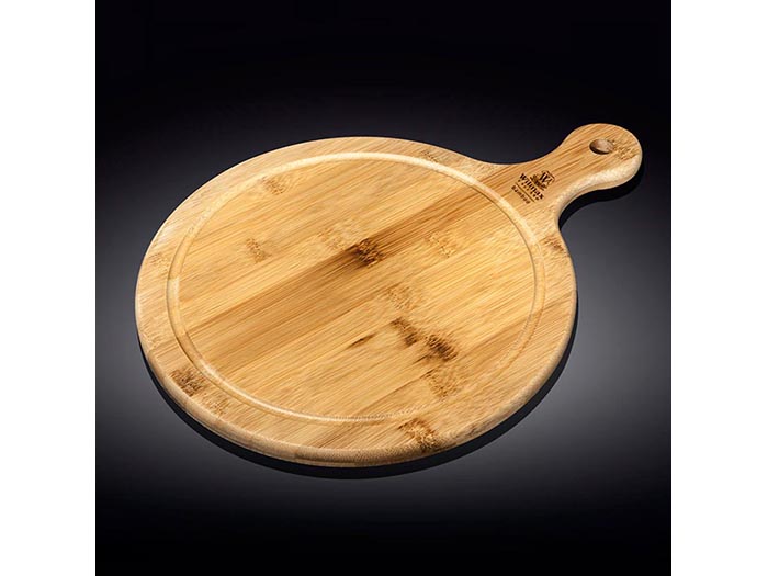 wilmax-bamboo-round-serving-board-43-x-33-cm