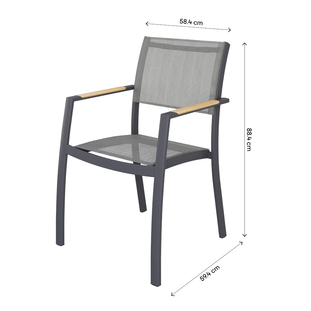 goodhome-vao-armchair-outdoor-dark-grey