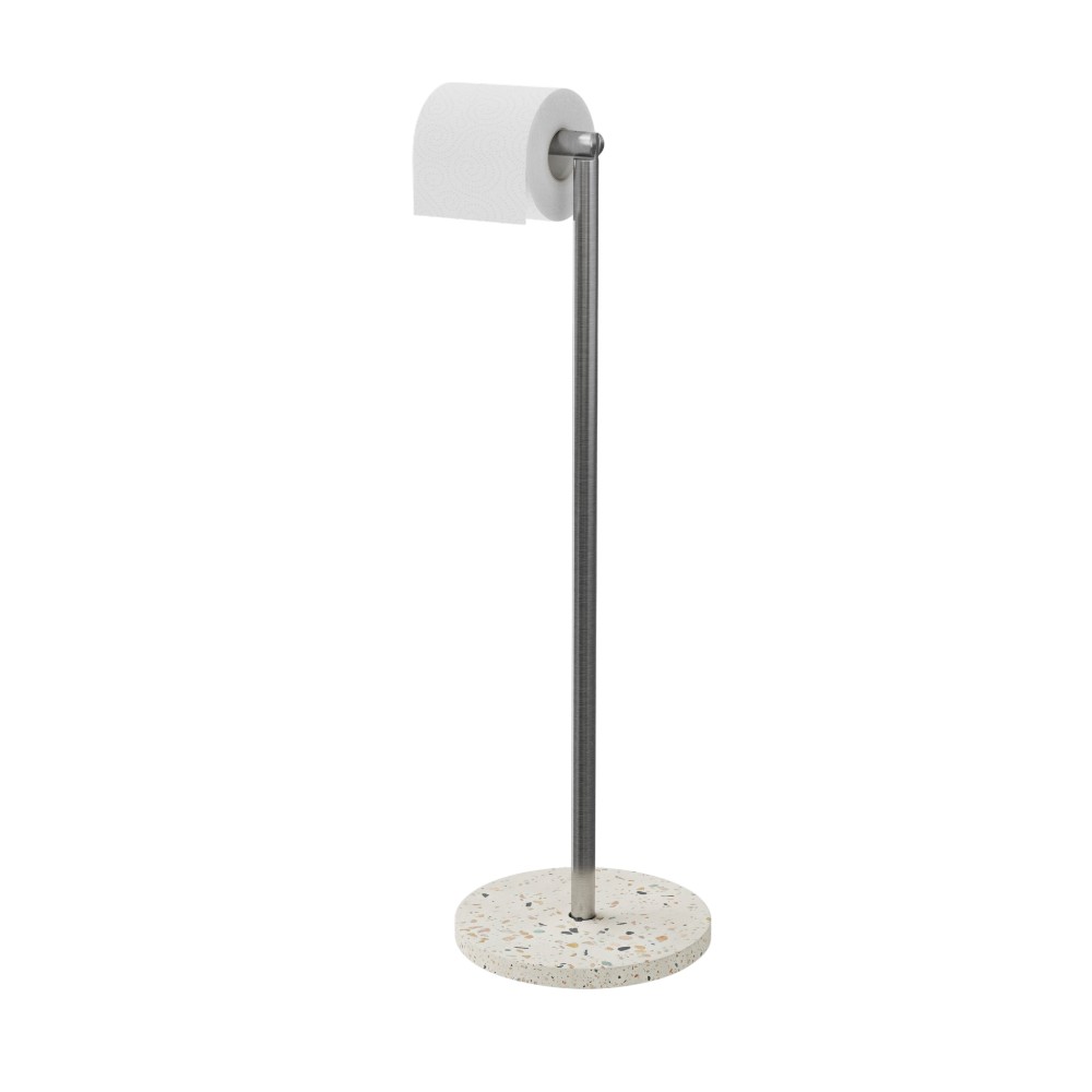 goodhome-elland-toilet-roll-holder-stand-free-standing-concrete-polyresin-terrazzo-effect