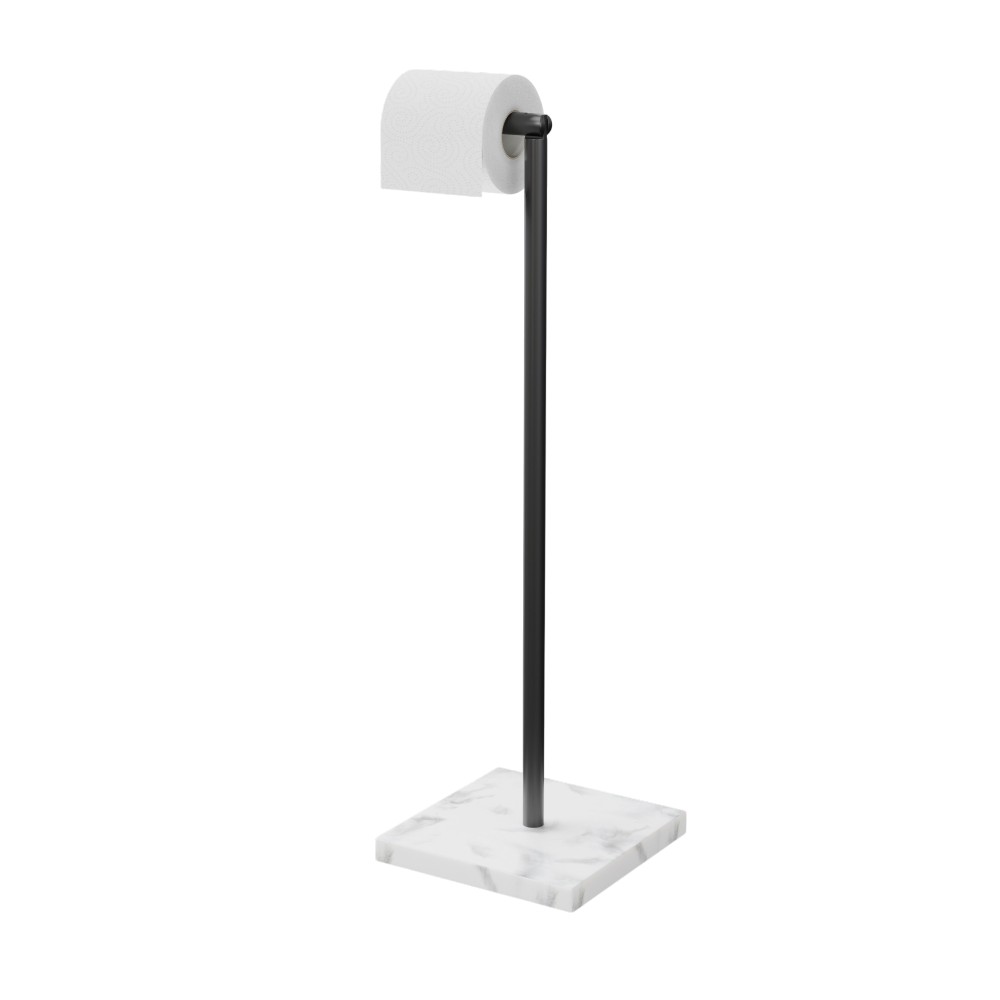 goodhome-elland-toilet-roll-holder-stand-free-standing-steel-polyresin-marble-effect