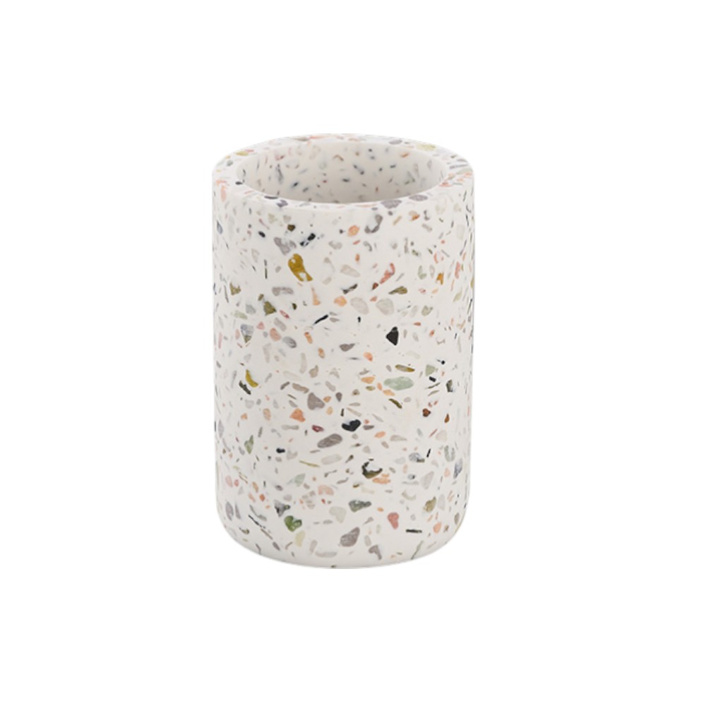 goodhome-elland-tumbler-concrete-polyresin-terrazzo-effect