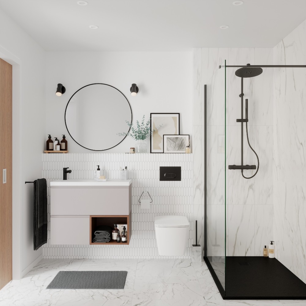 goodhome-elland-tumbler-polyresin-marble-effect