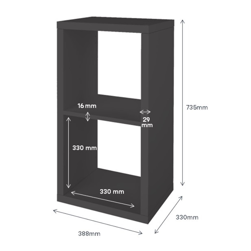 goodhome-mixxit-storage-unit-1-x-2-cube-anthracite-grey