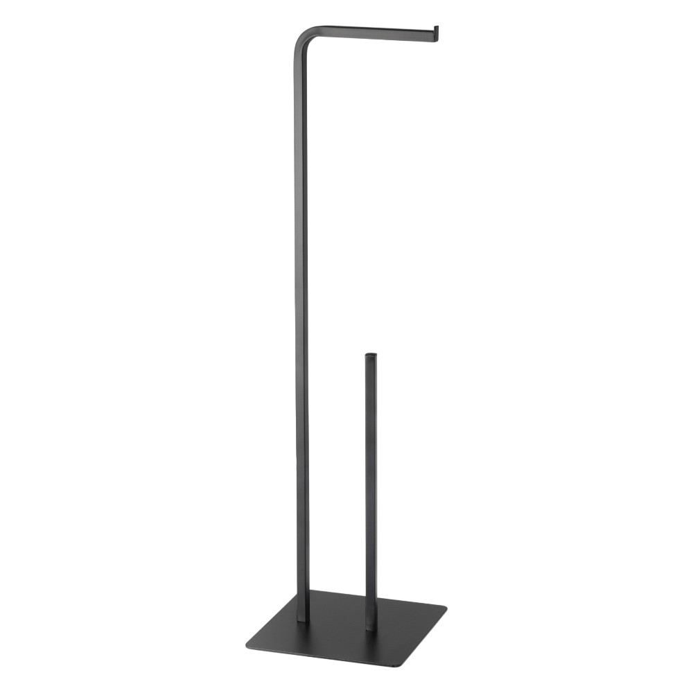 goodhome-elland-toilet-roll-holder-stand-free-standing-steel-black