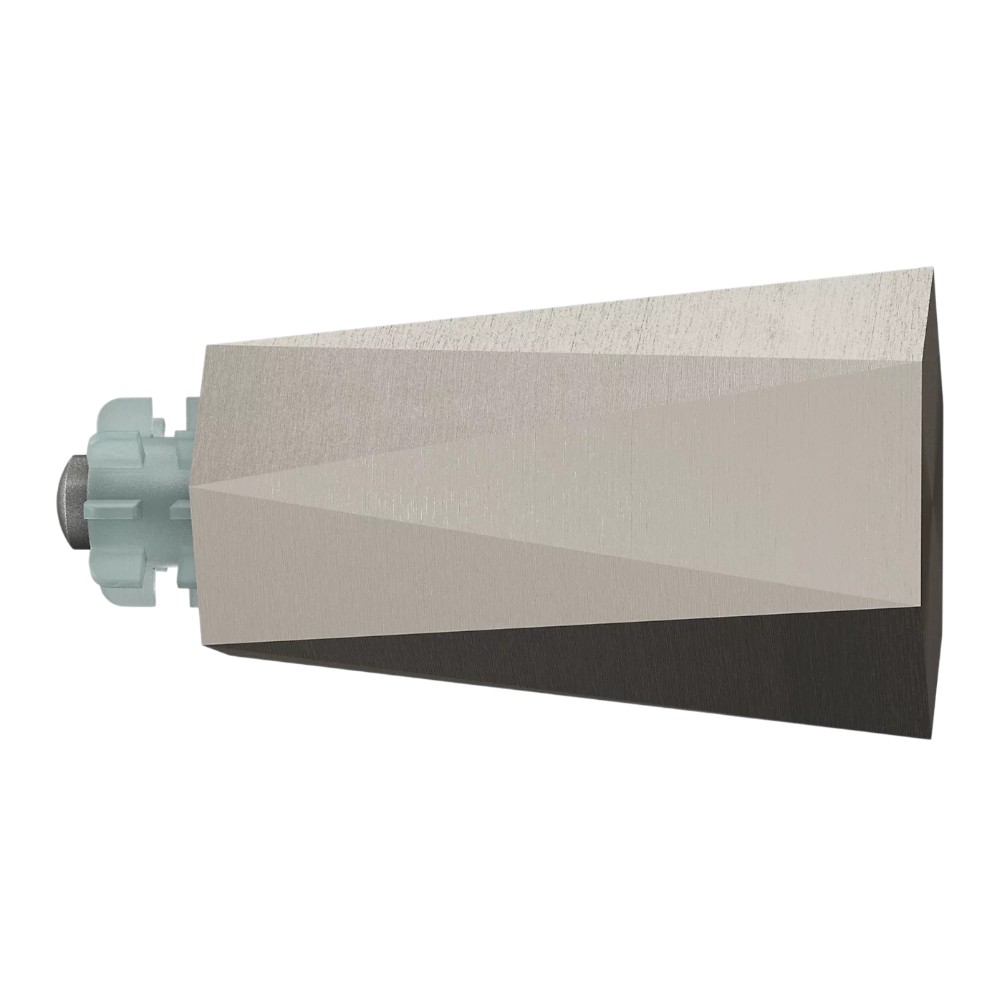 goodhome-athens-grey-nickel-finial-faceted-cone-19mm
