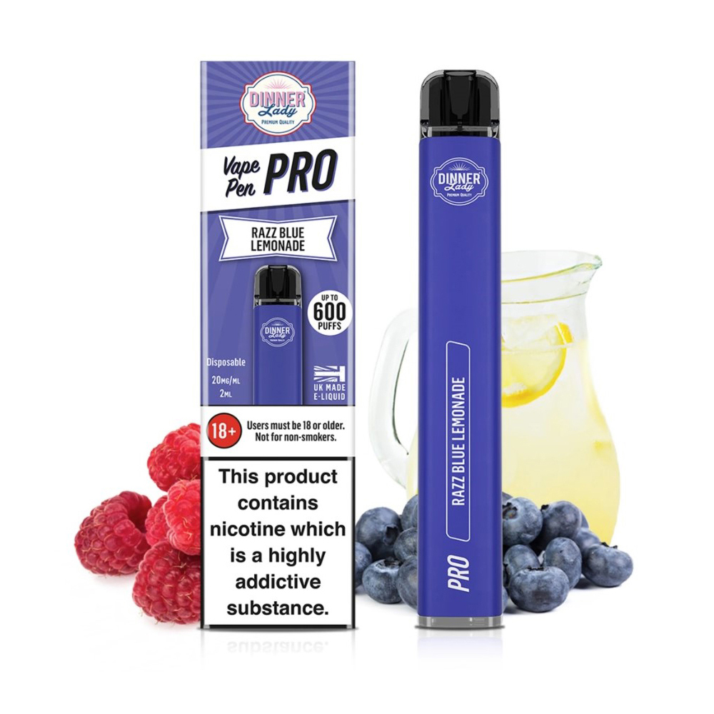 dinner-lady-disposable-vape-pen-pro-razz-blue-lemonade-20mg-2ml-600-puffs