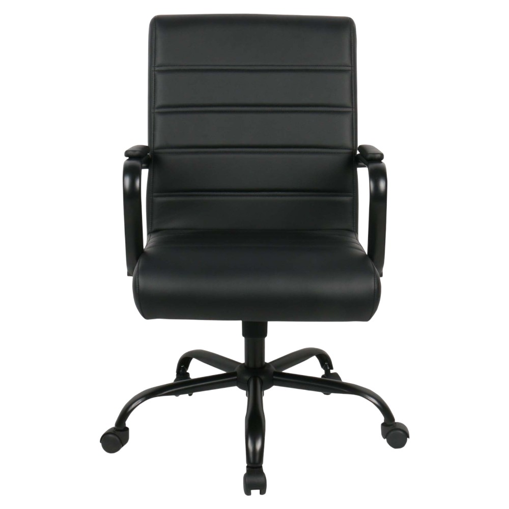 lowarn-adjustable-faux-leather-office-chair-black