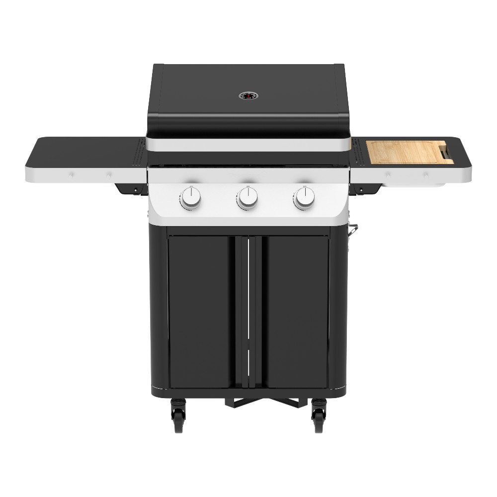 goodhome-attaia-bbq-gas-3-burner-black