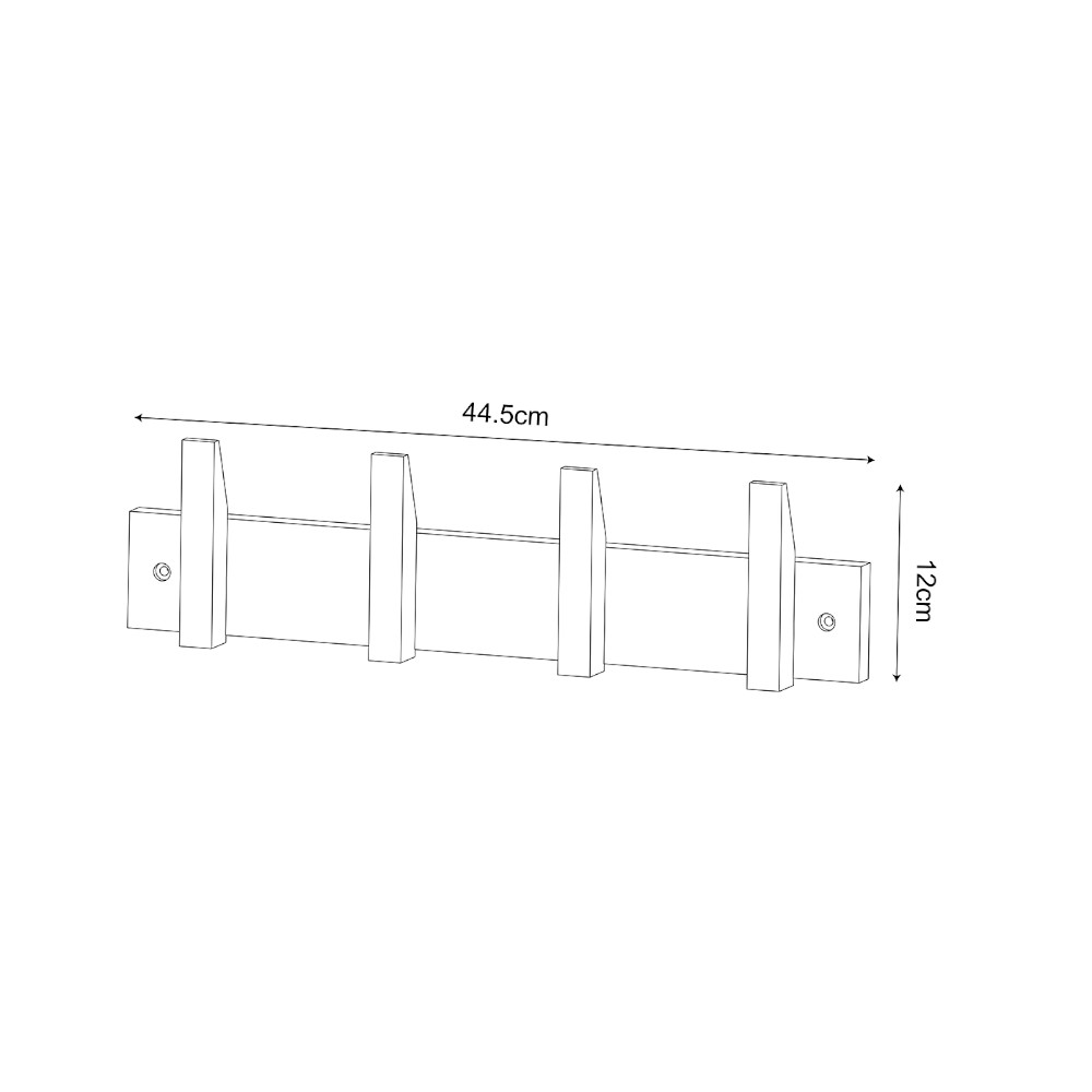 goodhome-chamfer-matt-warm-oak-beech-4-hook-rail