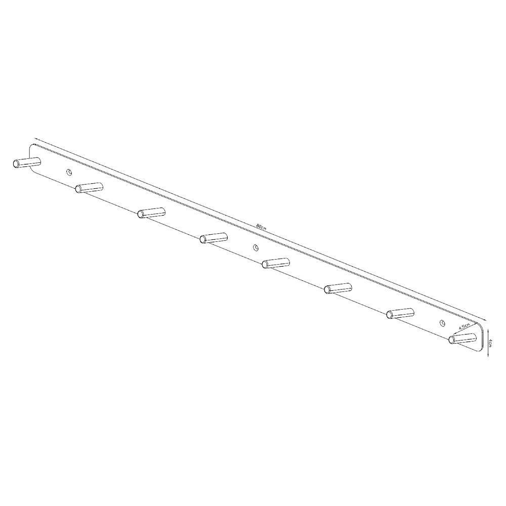 goodhome-minimalist-matt-black-steel-8-hook-rail