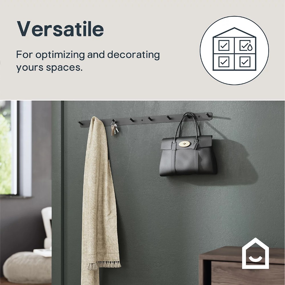 goodhome-minimalist-matt-black-steel-8-hook-rail