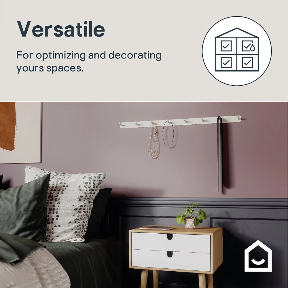 goodhome-minimalist-matt-white-steel-8-hook-rail