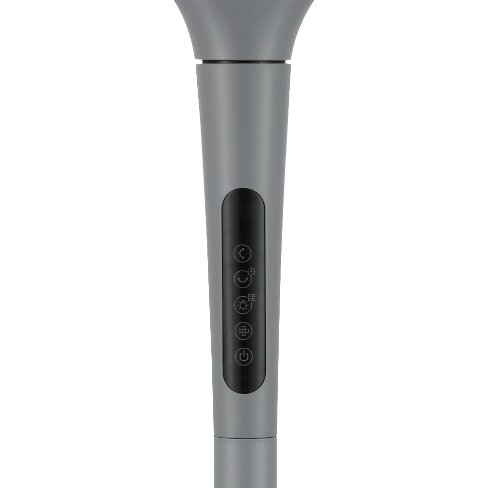 goodhome-20cm-pedestal-fan-grey