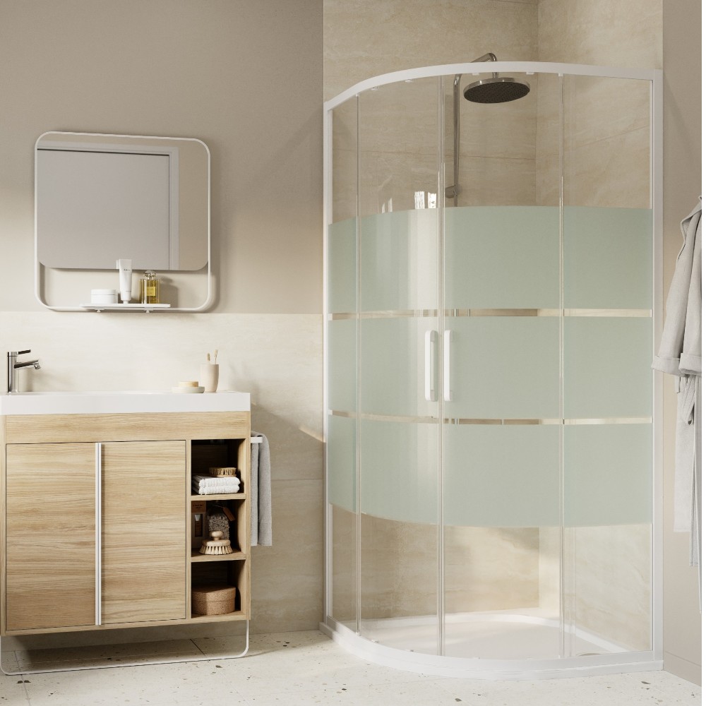 maza-quadrant-90cm-matt-white-frosted-glass