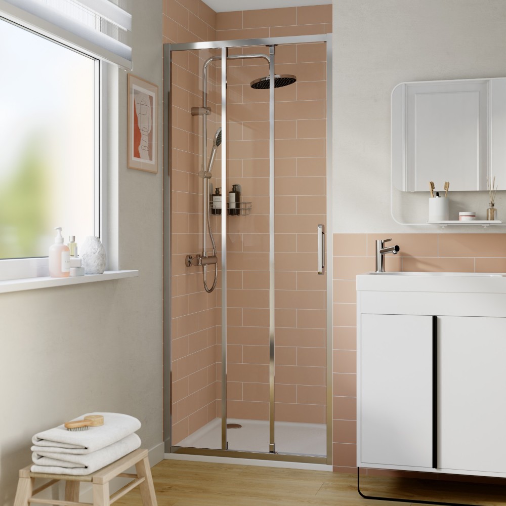 maza-double-sliding-80cm-chrome-clear-glass