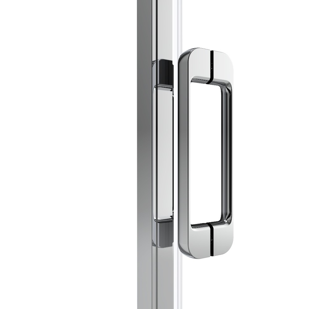 maza-double-sliding-80cm-chrome-clear-glass