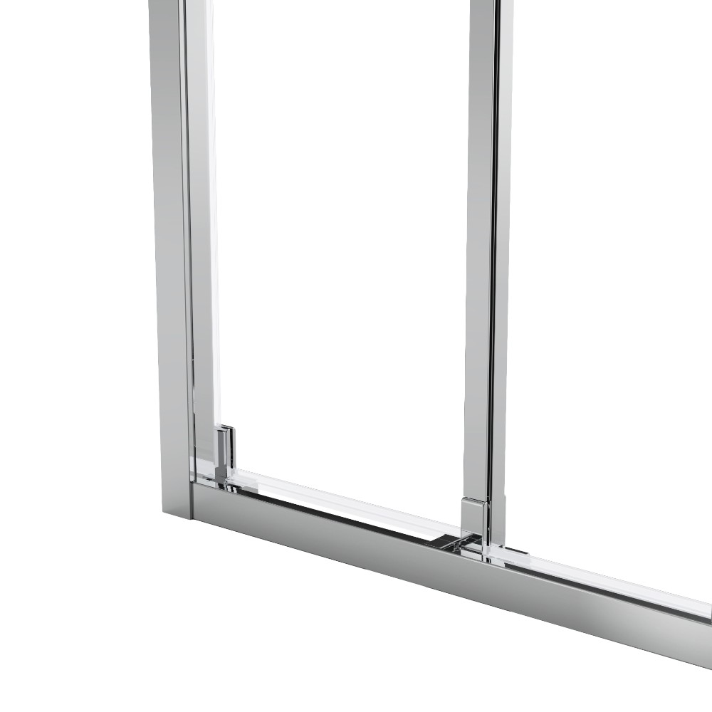 maza-double-sliding-80cm-chrome-clear-glass