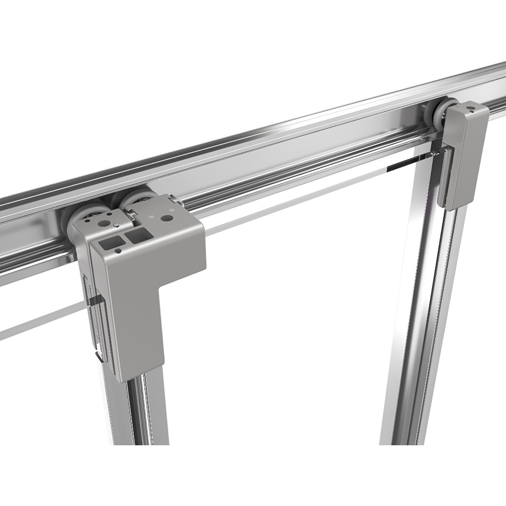 maza-double-sliding-80cm-chrome-clear-glass