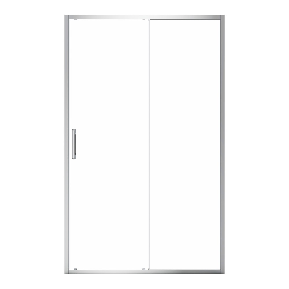 maza-sliding-door-100cm-chrome-clear-glass