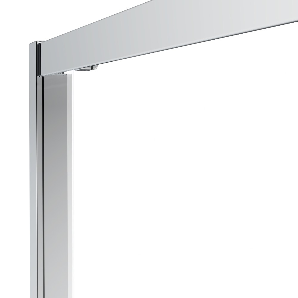 maza-sliding-door-100cm-chrome-clear-glass
