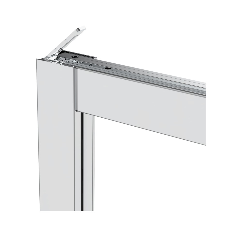 maza-quadrant-80cm-chrome-profile-clear-glass