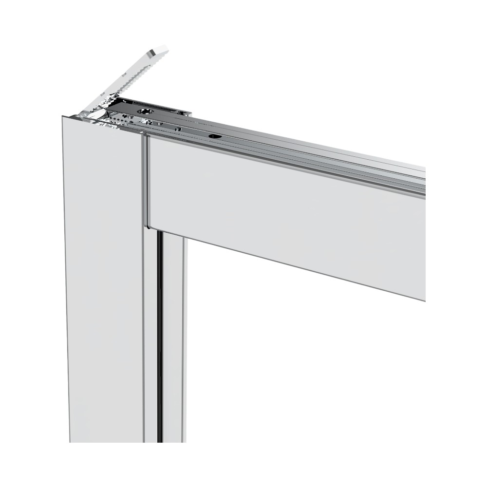 maza-square-corner-90-x-90cm-chrome-clear-glass