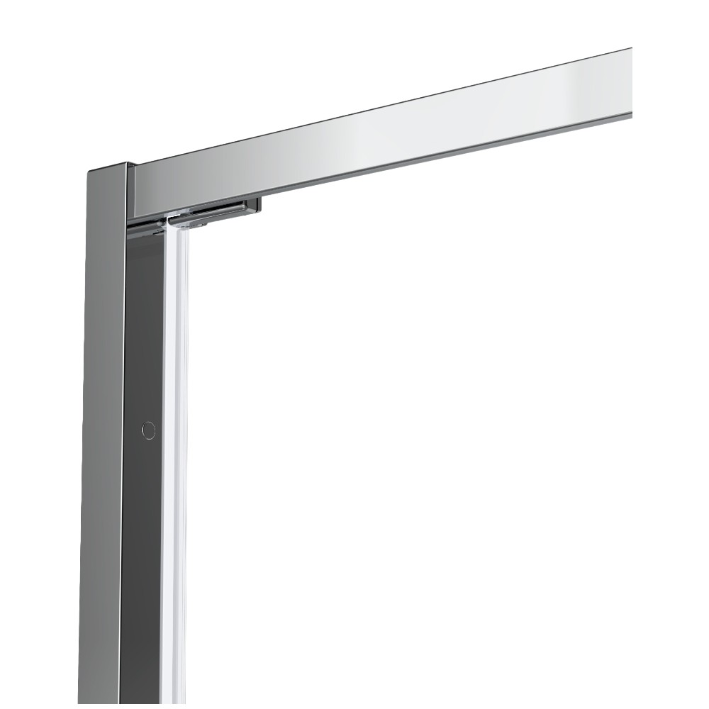 maza-bi-fold-100cm-chrome-clear-glass