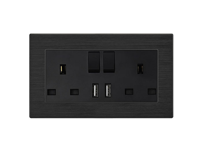 aluminum-2-gang-socket-with-usb-in-black-14-6-x-8-6-cm